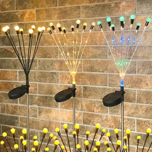 太阳能萤火虫景观灯照明2模式太阳能水晶球萤火虫花园庭院防水灯装饰