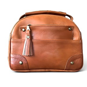 Sac à bandoulière décontracté vintage en similicuir pour femme avec plusieurs poches et fermeture éclair à pompon - Product Image 1