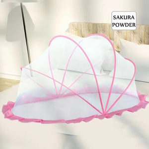 Moustiquaire pour lit de bébé moustiquaire portable pliable densifiée pour bébé Installation de yourte pour enfants Moustiquaire d'ombrage gratuite - Product Image 4