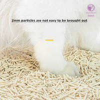 Litière pour chat en tofu au prix d'usine, 1,5 mm, 100 % écologique, naturelle, jetable, 2,0 mm, sable original, litière pour chat en tofu pure