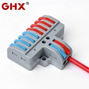 موصلات أسلاك عامة الاستخدام GHX LT2-8، 2 مدخل و8 مخارج، موصلات أسلاك سلكية سريعة التوصيل - Product Image 3