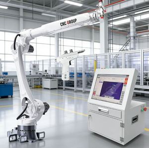 Robot de peinture à 6 axes, écologique, économe en énergie, équipement de peinture automatique pour meubles, portes en bois, armoires - Product Image 1