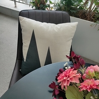Housse de coussin agréable taie d'oreiller confortable pour canapé pour la décoration intérieure