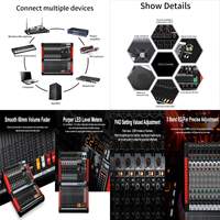 Mixeur numérique professionnel 32 canaux Audio professionnel avec certificat CE Mélangeur audio 32 canaux