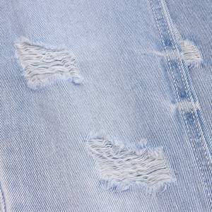 Nhà máy trực tiếp 10oz selvedge denim túi 80% Cotton 20% poly không căng màu xanh hữu cơ chống cháy Tính năng chống thấm nước cho bé trai - Product Image 4