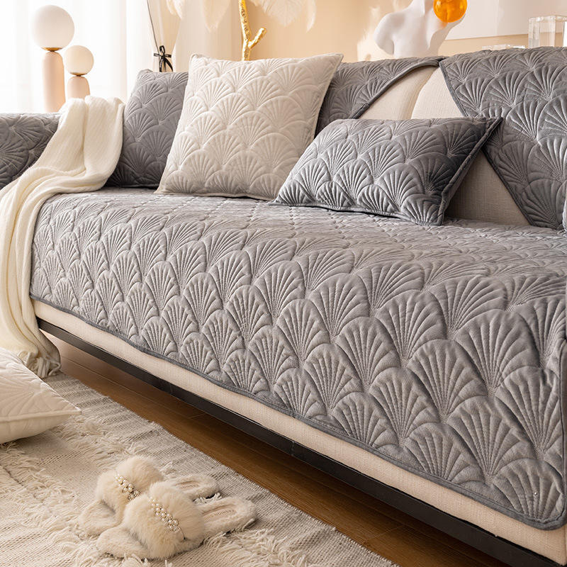 รูปพัด - สีเทา