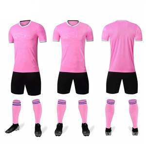 Uniforme de fútbol personalizado profesional Unisex de manga corta Jersey de cuerpo completo con logotipo de número Ropa de entrenamiento de partido unisex - Product Image 3