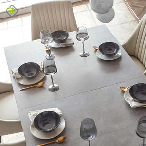 Comedor fino Muebles de alto brillo Juego de comedor de lujo Glam Hermosa mesa de comedor Sala de estar Mesa de cena - Product Image 5