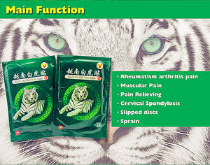 Produk rilis baru 2025 plester herbal alam OEM plester pereda otot meningkatkan sirkulasi darah Vietnam harimau - Product Image 2