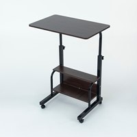 Bureau portable moderne lit avec bureau réglable simple table de chevet avec poulie