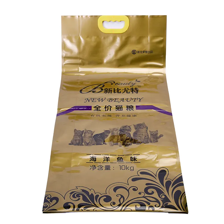 OEM 5kg 10kg laminado tecido pp sacos de lidar com saco de embalagem de arroz de arroz de plástico impresso saco de embalagens de plástico