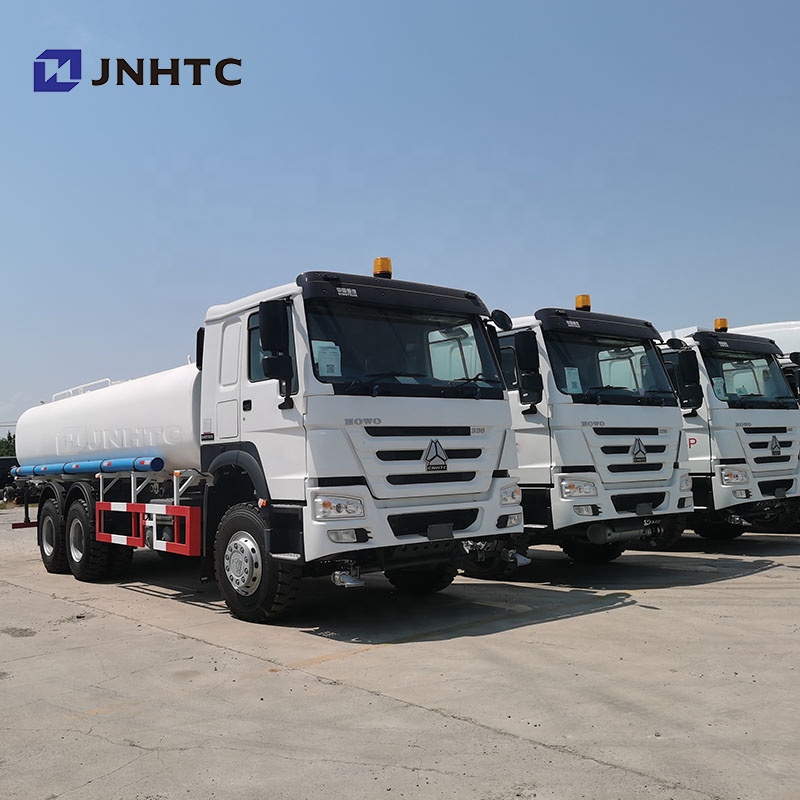 Новый грузовик с водяным баком HOWO 20000-25000L, 336hp 371hp, дизельный Баузер, спринклер, грузовик для уборки улиц, спринклер