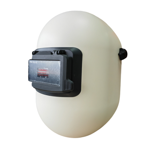 Casco da Saldatore Regolabile in Fibra <span class=keywords><strong>di</strong></span> Vetro con Lente Ribaltabile Nera Resistente al Calore ATPV 20.0cal/sqcm Protezione Dielettrica Schermo Facciale - Product Image 1