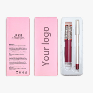 Ensemble de maquillage pour les lèvres 2 en 1, 12 teintes, marque privée, fini mat, hydratant, longue tenue, crayon à lèvres et gloss, cosmétique pour le maquillage - Product Image 4