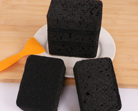Éponge de nettoyage biodégradable en cellulose TIN HONG Modèle 07, non abrasive, pour cuisine, salle de bain, usage domestique, multi-usages, anti-graisse