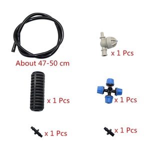 Buse de brumisation croix avec anneau d'étanchéité, système de refroidissement d'irrigation de jardin de ferme, arrosoir Anti-goutte - Product Image 2