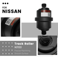 Pièces de rechange robustes pour train de roulement de mini-excavatrice N31 N31SS, rouleau inférieur en acier 50Mnb HRC56-62