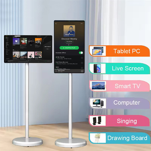Écran intelligent mobile tactile de 32 pouces pour salle de sport, jeux, diffusion en direct, télévision Android avec support et batterie, écran intelligent mobile de 32 pouces avec logo personnalisé - Product Image 5