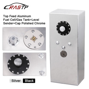 Réservoir de carburant auxiliaire en alliage d'aluminium de 15 gallons noir avec capteur pour mise à niveau et modernisation - Product Image 5
