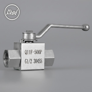 บอลวาล์ว Q11F 400P G1/2 316L สแตนเลสสตีลแบบแมนนวลสองทางสำหรับน้ำ น้ำมัน แก๊ส ใช้ในอุตสาหกรรม - Product Image 2