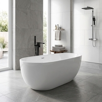 Baignoire autoportante en acrylique moderne certifiée CUPC Meilleur prix pour un bain à remous de trempage de haute qualité pour une application dans la salle de bain
