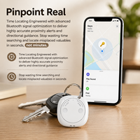 Mini traceur GPS certifié MFi, balise intelligente, traceur GPS pour animaux de compagnie, mini traceur GPS pour iOS, Android, Google Find My, dispositif anti-perte