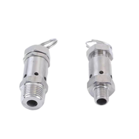 Vanne de sécurité mini sanitaire en acier inoxydable SS304 SS316L 1/4\" DN25-DN100 à bride Tri-Clamp, à sertir, à souder, manuelle, pour eau sous pression