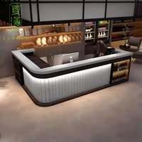 Comptoir de réception industriel sur mesure pour usine, bar multifonctionnel, caisse pour restaurant, bureau, salle de sport, bar, boutique