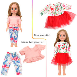Msyo ชุดเต้นรำออกแบบเองได้, ชุดตุ๊กตาอเมริกัน18นิ้ว OEM & ODM อุปกรณ์พิเศษสำหรับเสื้อผ้าของเล่นเด็กผู้หญิงขนาด45ซม. - Product Image 4