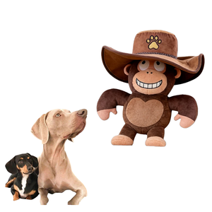 Nuevo Juguete de Peluche Resistente para Perros, Juguete Interactivo para Morder y Jugar a Tirar de la Cuerda, con Relleno y Sonido - Product Image 1