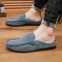 Offre Spéciale chaussures décontractées confortables à enfiler pour hommes vente en gros de mocassins respirants en PU pour hommes
