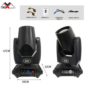 Đèn sân khấu chuyên nghiệp 295w Beam Led Moving Head Robotic dành cho quán bar, câu lạc bộ, sự kiện trong nhà, tiệc <span class=keywords><strong>DJ</strong></span> - Product Image 3