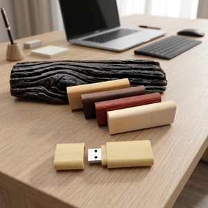 แฟลชไดรฟ์ USB 2.0ไม้เชิงนิเวศแบบกำหนดเอง1GB ถึง64GB เมมโมรี่สติ๊กเพนไดรฟ์ขนาด128GB 3.0โลโก้ใหม่สำหรับเป็นของขวัญ - Product Image 5