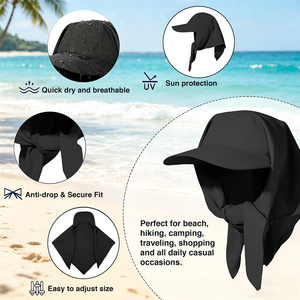 Sombrero Bandana con Protección UV Personalizado al por Mayor, Talla Ajustable, Secado Rápido, con Cubre Cuello para Playa, Camping y Viajes - Product Image 3