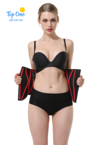 Top One, moldeador de cuerpo personalizado para mujer, venta al por mayor, entrenador de cintura de látex corto - Product Image 5