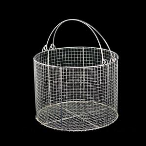 Cesta de Alambre de Acero Inoxidable 304 para Tubos de Ensayo, Redonda, para Esterilización y Limpieza en Laboratorio - Product Image 1