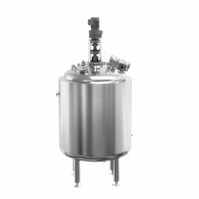 Stainless Steel Double Jacketed Mixing Tank For Juice