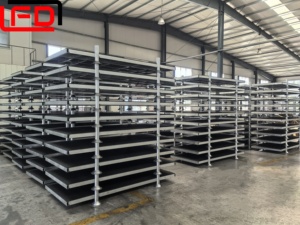 מזרן פלדה עם מפרט עם מוטות מתקפל, עיצוב stackable עבור בעלי צפיפות גבוהה - Product Image 2