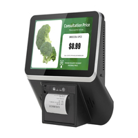 Nouveau Design POS Terminal OEM POS Thermique avec Bill Printer Table Cheap Price Checker for Retail