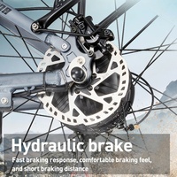 Vélo de montagne électrique 26 pouces avec pneus larges 4.0 BURCHDA RX80 48V20Ah 7 vitesses, frein hydraulique, moteur arrière sans balais, livraison UE