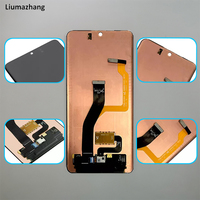 Écrans LCD d'origine pour téléphone portable Samsung Galaxy S21 Plus S21 Ultra, assemblage d'écran tactile avec points