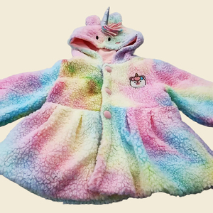 Cappotto di pelliccia colorato invernale bambini cappotti finti ragazze giacca di pelliccia invernale <span class=keywords><strong>bambina</strong></span> cappotti di pelliccia vendita calda neonate DHL abbigliamento Casual - Product Image 3