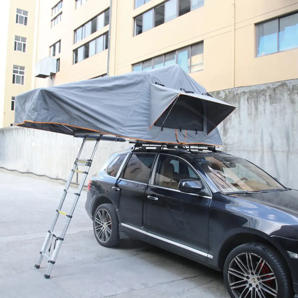 핫 세일 트럭 오프로드 4x4 접이식 캠핑 야외 방수 600D 옥스포드 알루미늄 소프트 쉘 자동차 지붕 탑 텐트
