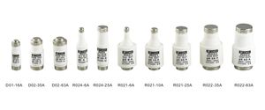 CE IEC D01 D02 D03 serie DI DII DIII forma bottiglia gG 380V 500V fusibile 2A-63A R024 R026 R021 E16 E27 E33 modello fusibile 50kA - Product Image 6