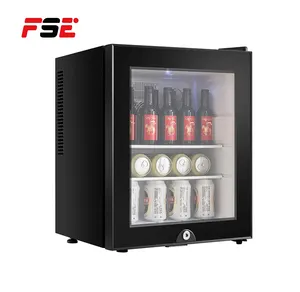 FSE Kulkas Mini 40L, Efisiensi Tinggi Rfrigerator Kecil Kebisingan Rendah Bar Mini Kulkas untuk Hotel Rumah Tangga