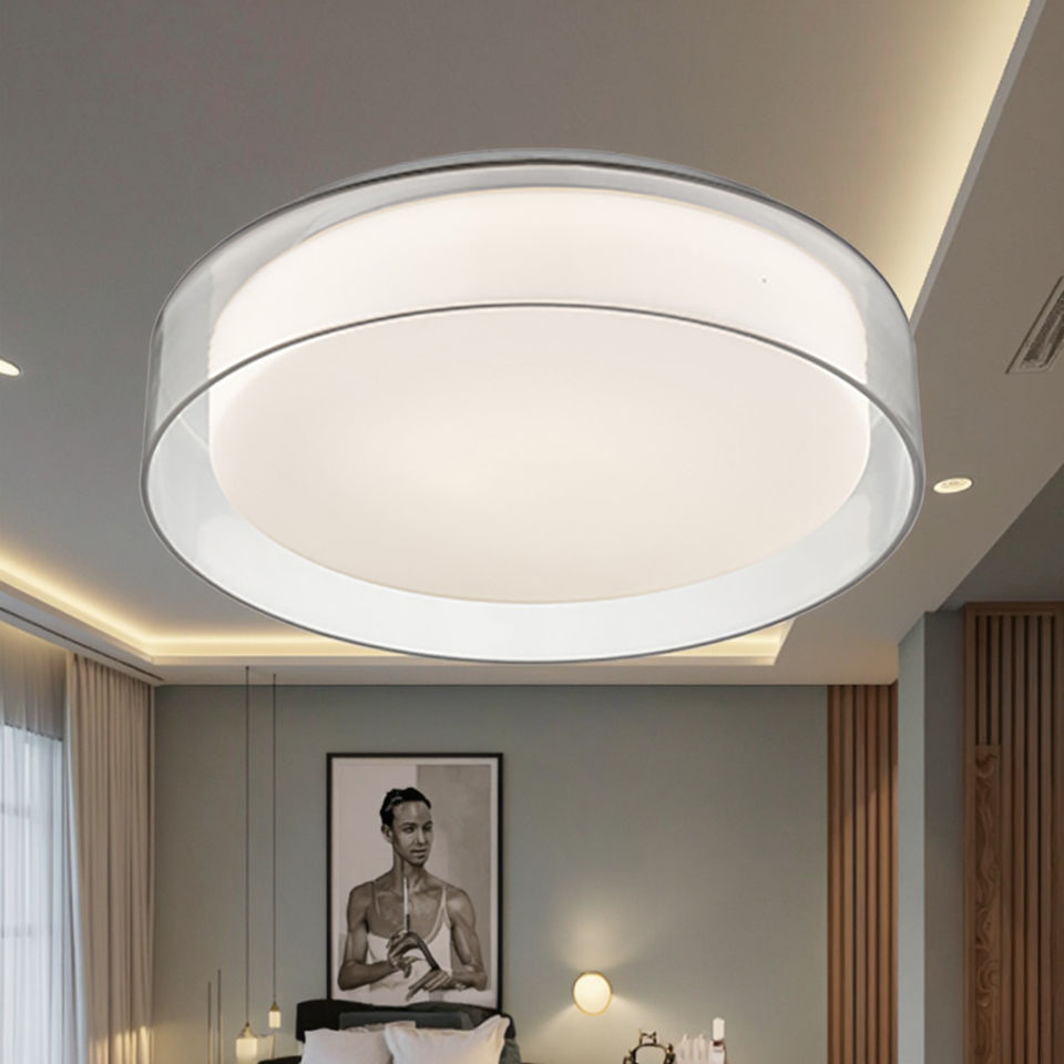 GAWWOSY LED Glass Ceiling Light - Minimalist & Dimmable