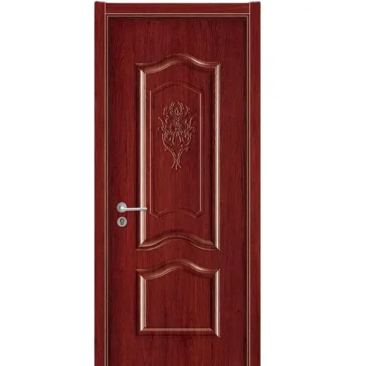 ประตูไม้เมลามีน moulded HDF CPL ผิวประตูสำหรับประตูภายในบ้าน