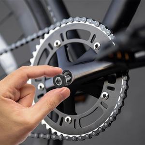Vélo en acier allié robuste 8mm manivelle fixation boulons hexagonaux vis avec capuchons vis de pédalier sans capuchon - Product Image 5