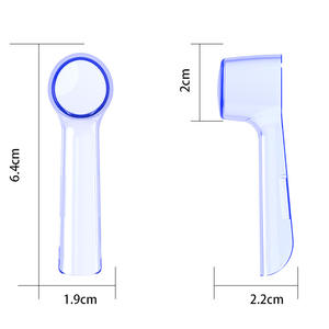 Fundas para cepillos de dientes Oral B, 4 unidades, tapa protectora reutilizable para cepillos de dientes eléctricos, uso doméstico y de viaje - Product Image 2