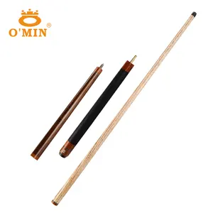 OMIN Break Punch Jump Cue Billard Stick 14 MM Spitze Esche Massivholz und Leder Griff Break Jump Cue